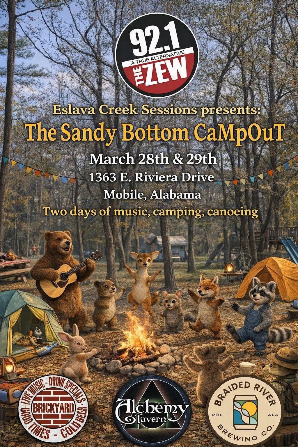 The Sandy Bottom Campout
